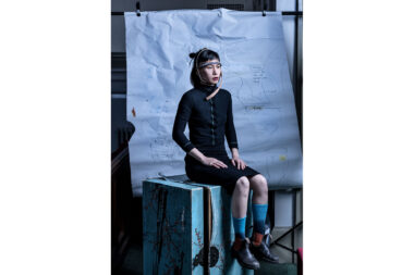 A portrait of the artists Yarli Allison by the London portrait photographer Richard Boll.
