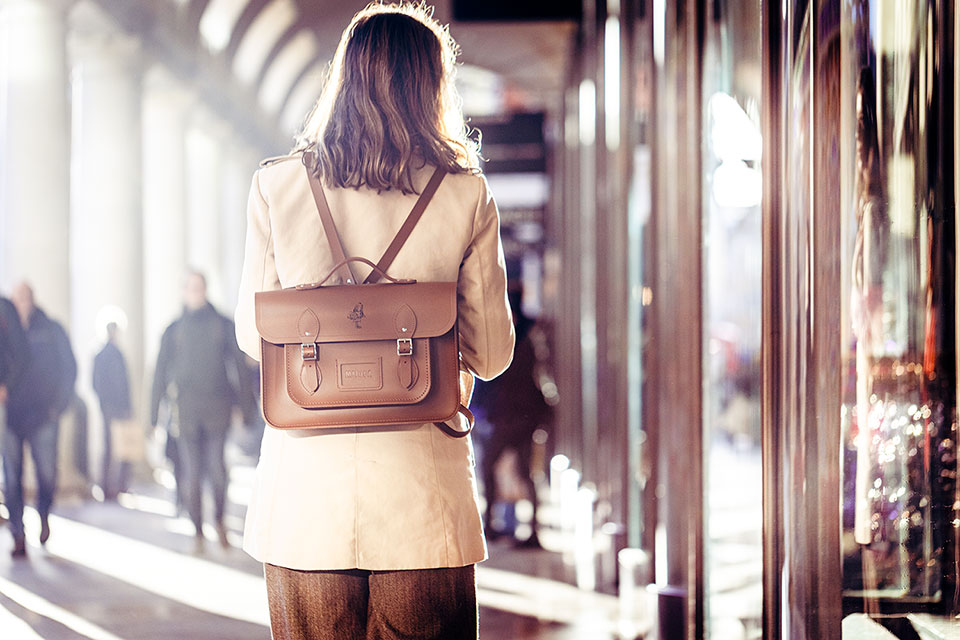 Lifestyle photography in London for Cambridge Satchel Company