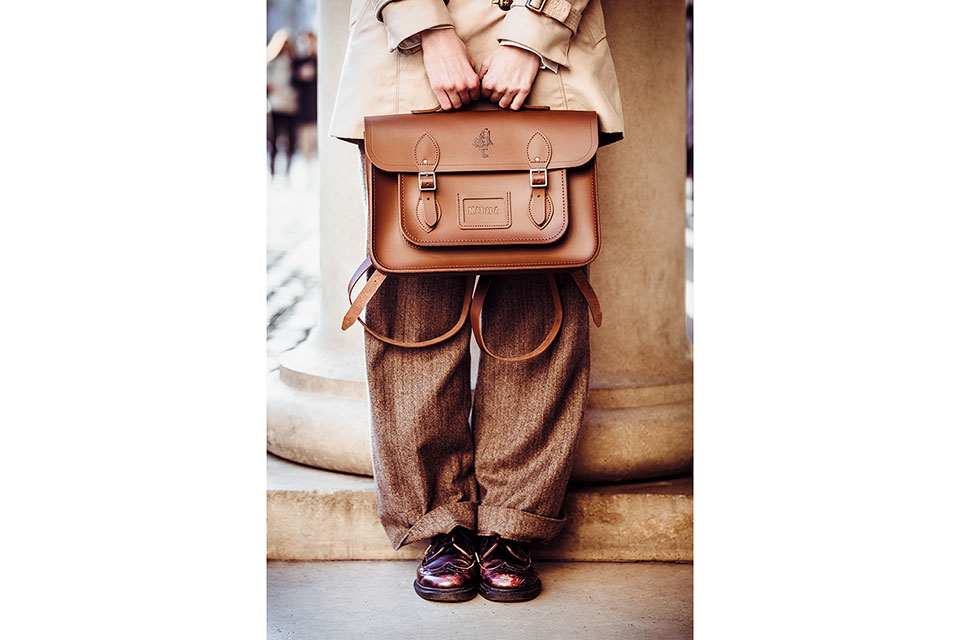 London product lifestyle photography for Cambridge Satchel Company in London