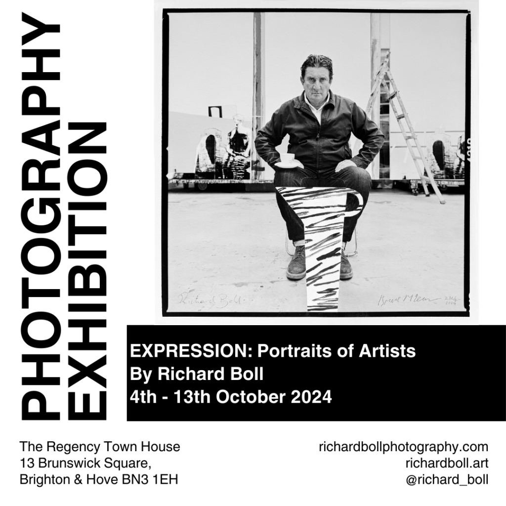 Photography Exhibition: “Expression: Portraits of Artists” by Richard Boll