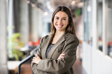 A corporate headshot of a woman taken in London by Richard Boll Photography.