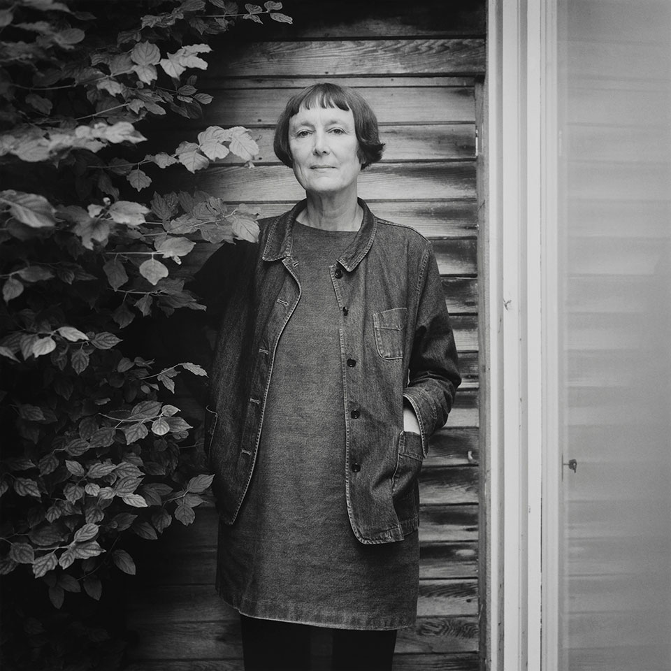 A portrait of the artist Cornelia Parker taken in London by the photographer Richard Boll.